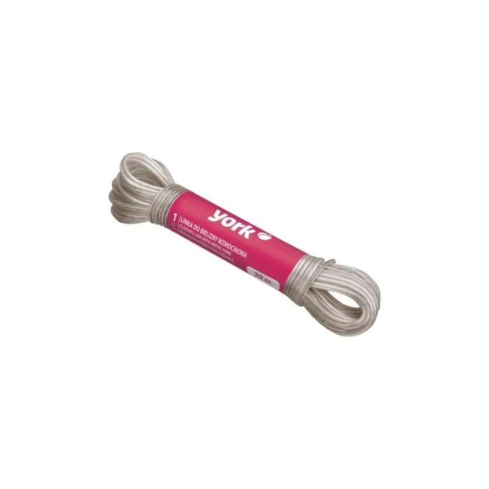 YORK Reinforced Clothesline 20m with Metal Core