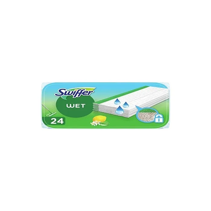 Swiffer Wet Mopping Cloths With Fresh Citrus Scent 24 Count