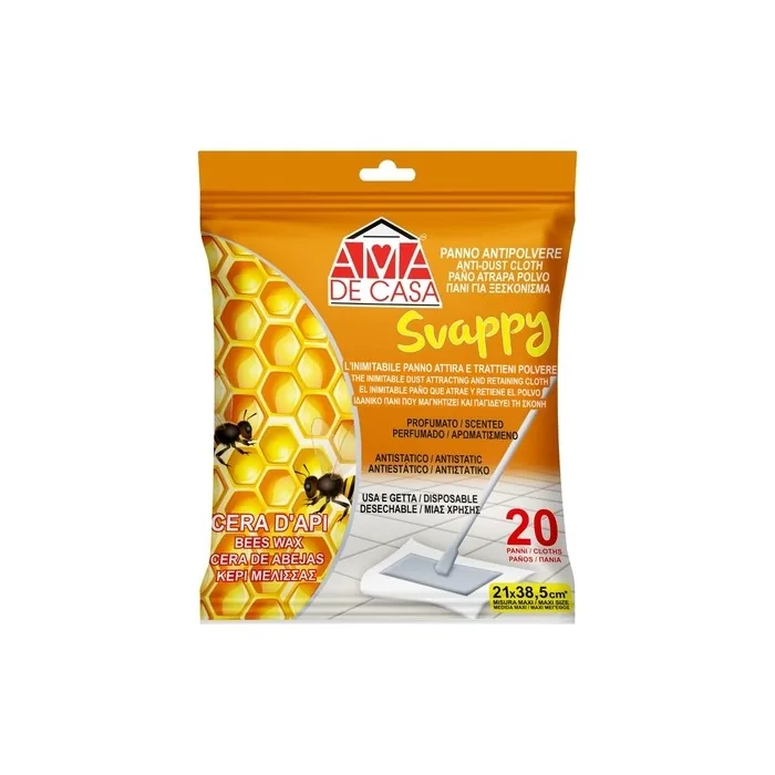 Ama De Casa Antidust Cloth Pack Of 20 With Beeswax