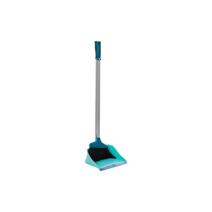 Leifheit Sweeping Set Classic With Handle And Open Shovel, Dustpan Set With