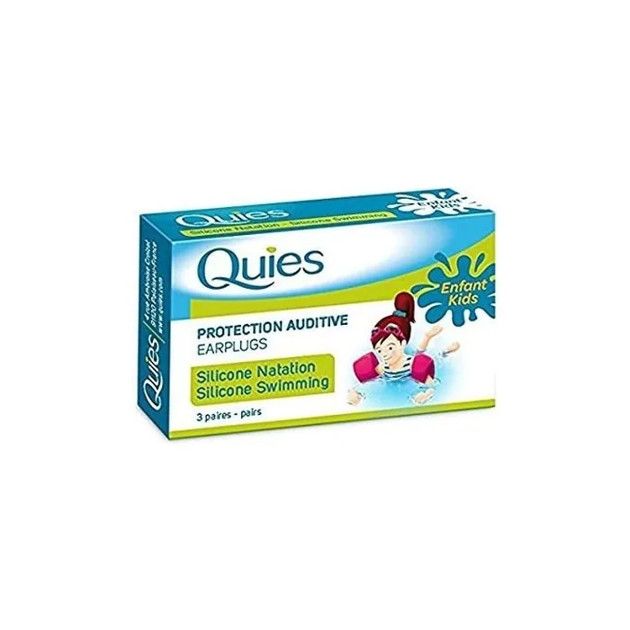 Quies Pair of Silicon Earplugs for Hearing Protection - Pack of 3