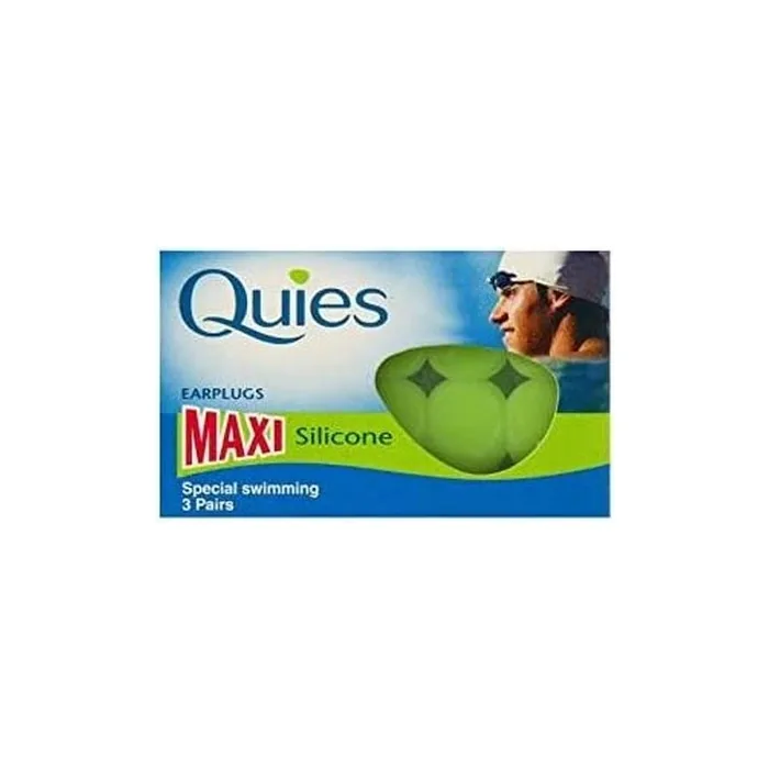 Quies Maxi Silicone Earplugs Pack of 3