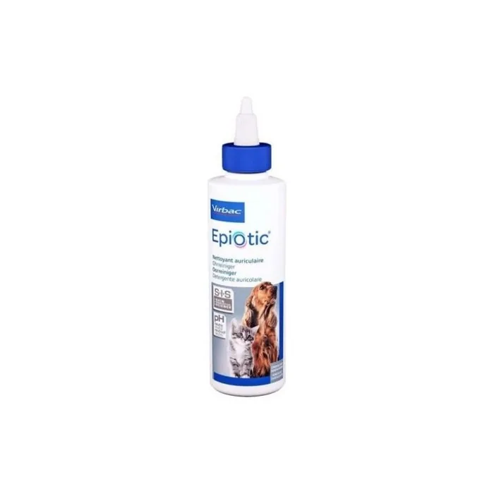Virbac Epiotic Ear Cleaner Drops For Cats & Dogs, 125ml