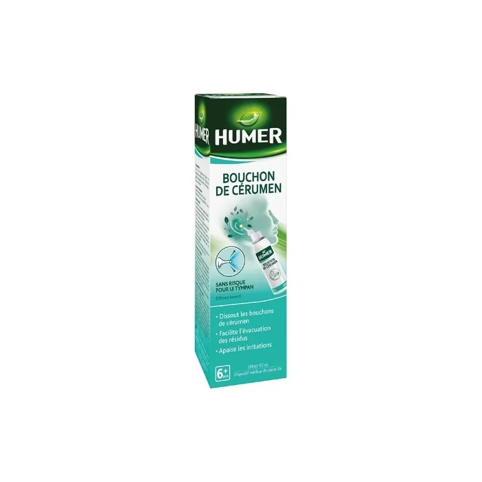 Humer Ear Wax Plug Ear Spray 50ml White/Green