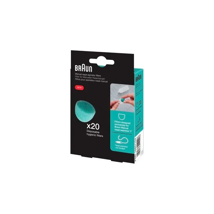Braun Manual Nasal Aspirator Refill Children's 20 Units