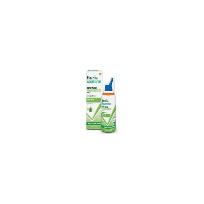 Haleon Italy Srl Rinazina Aquamarina Nasal Spray Isotonic Solution For Adults With Aloe Vera 100 Ml Intense Nebulization