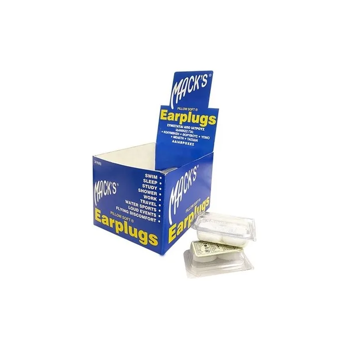 Mack's Earplugs Silicone 2 Pieces