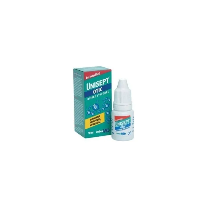 Intermed Unisept Otic Ear Drops for Ear Wax Removal 10ml