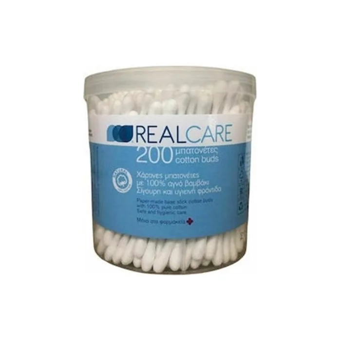 Real Care Real Care Cotton Swabs 200 Pieces