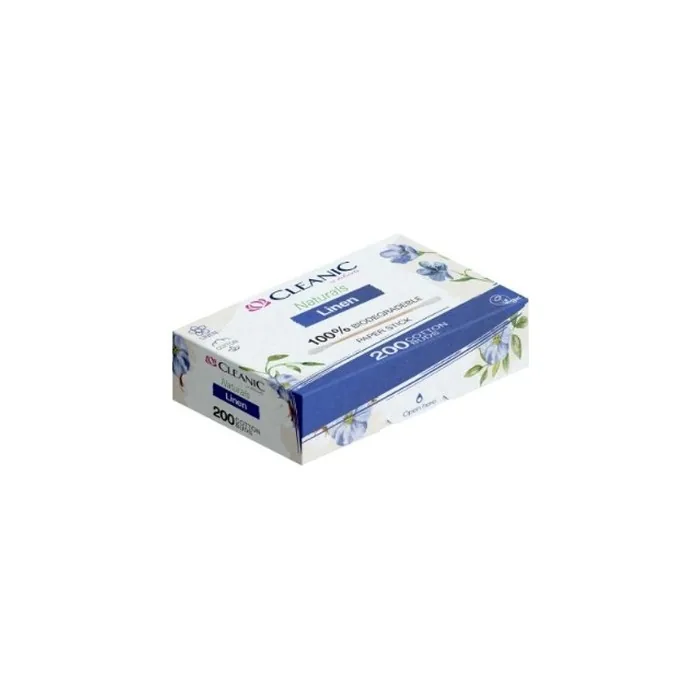 Cleanic Naturals Organic Cotton Ear Swabs 200 Count