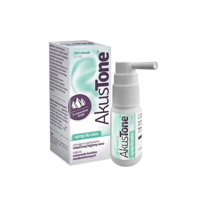 AKUSTONE Earwax Auricular Spray 15ml - Wax Plugs