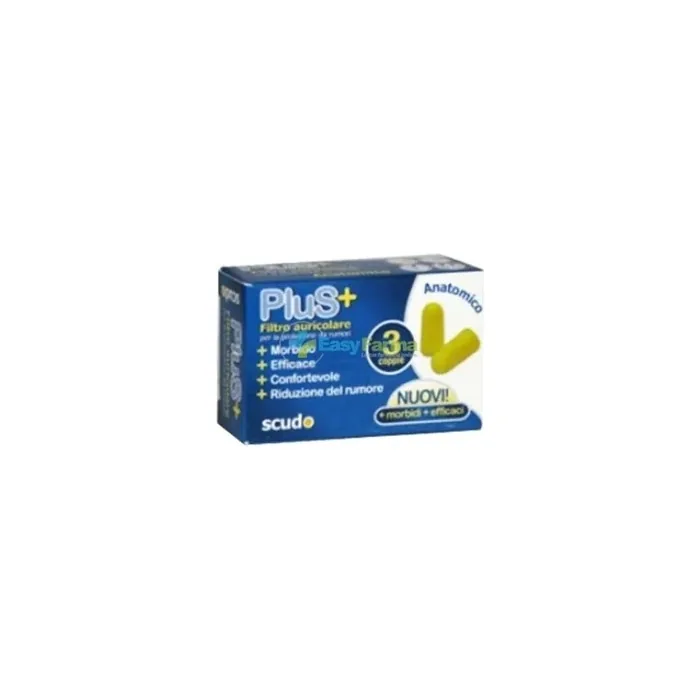 Pasquali Healthcare Scudo Earplug Plus Anatomical Ear Filter 3 Pairs
