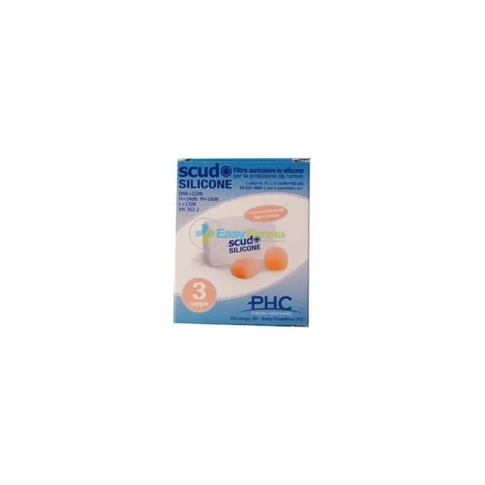 Pasquali Healthcare Scudo Silicone Earplugs 3 Pairs