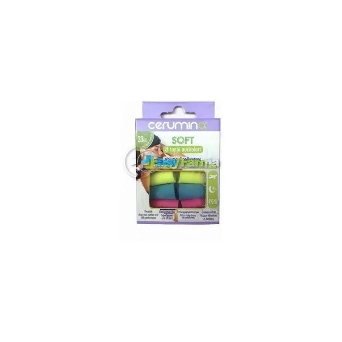 Pietrasanta Pharma Cerumina Soft Earplugs In Polyurethane Foam 8 Pieces