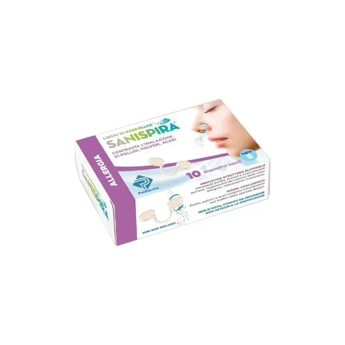 Polifarma Benessere Sanispira Allergy Nasal Device 10 Pieces Size L