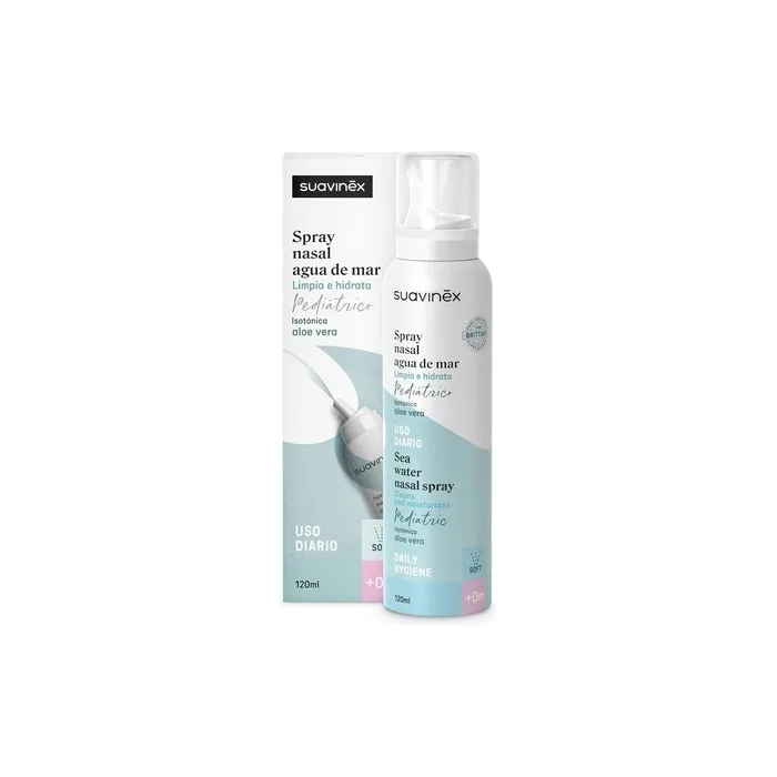 Suavinex Nasal Spray for Babies with Seawater - Pediatric Spray Suitable for Newborns