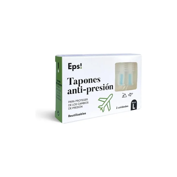 Eps! Reusable Anti-Pressure Earplugs Protection Against Noise and Pressure - Pack of 2