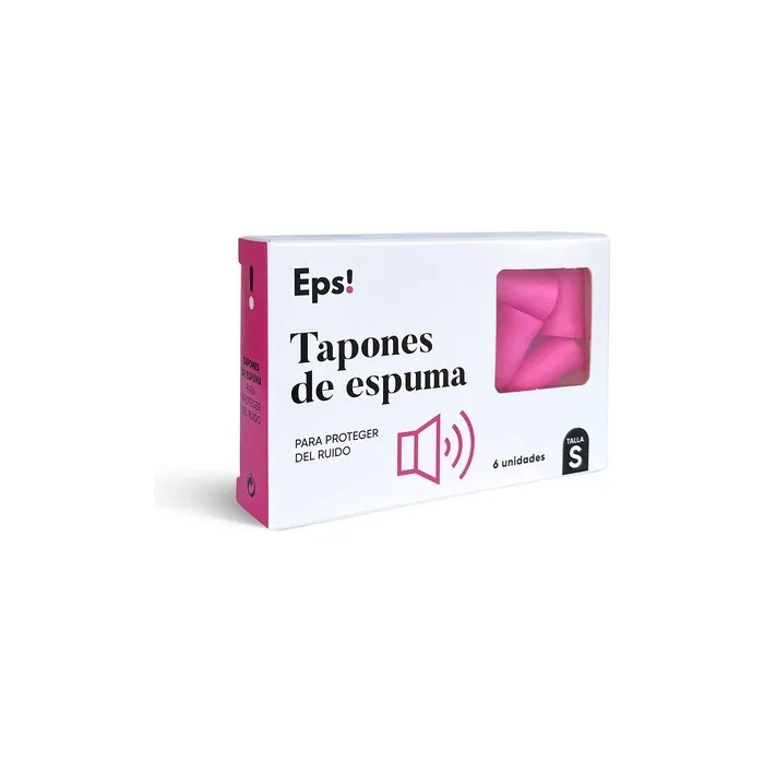 EPS! Foam Earplugs Size S - Pack of 6