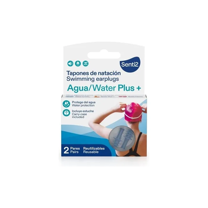 Senti2 Swimming Water Protection Earplugs 4 Pieces