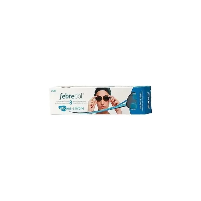 Febredol Silicone Earplugs 8 Units