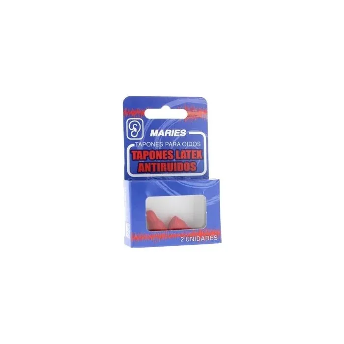Maries Antinoise Latex Earplugs 2 Pieces