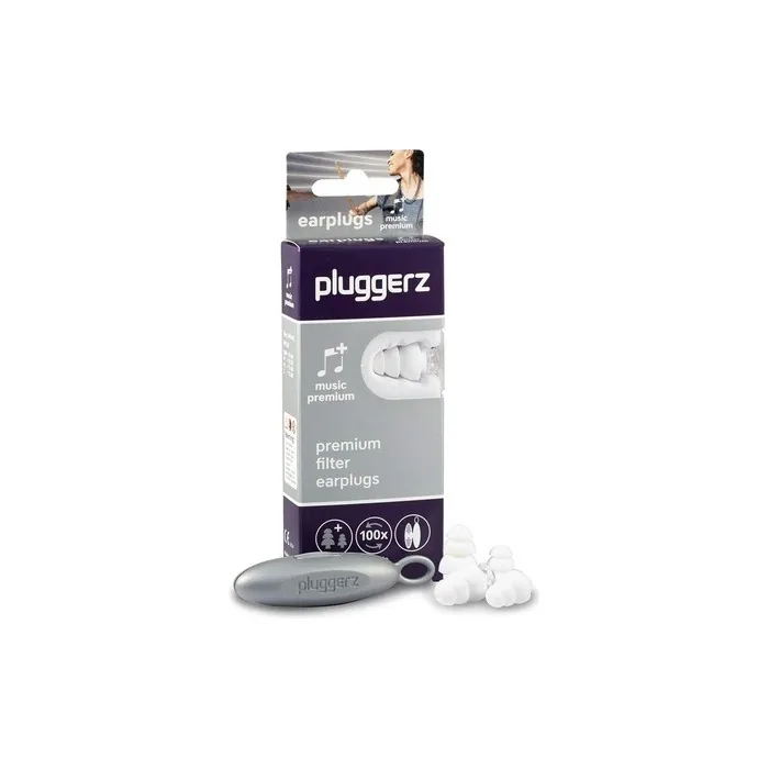 Pluggerz Music Premium Earplugs with Special Filter for Noise Reduction