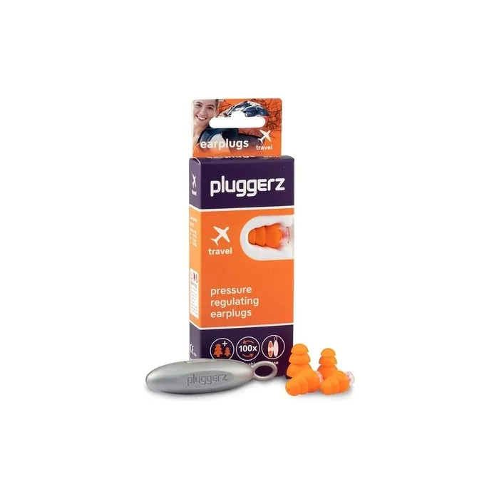PLUGGERZ Earplugs for Travel Adults & Kids 20g