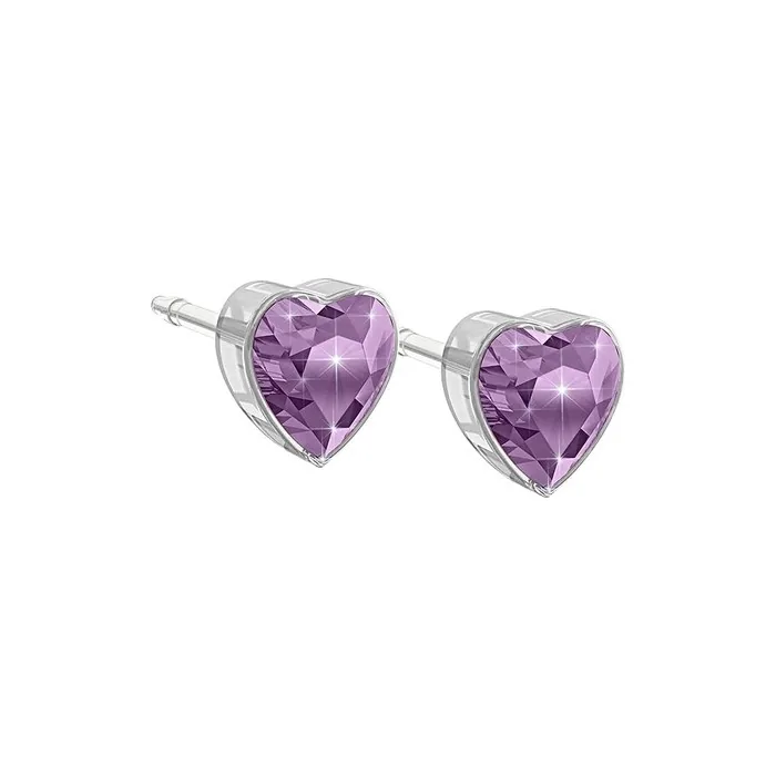 Blomdahl Hypoallergenic Stud Earrings Light Amethyst 6mm