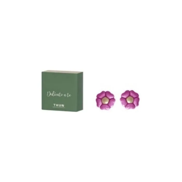 Thun Primula 2026 Earrings in Pink Ceramic - Elegant Gift for Women