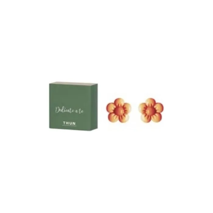Thun Peach Blossom Earrings in Ceramic - Elegant Women's Jewelry