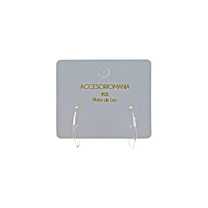 Accesoriomania 925 Silver Earrings Plus Model 9