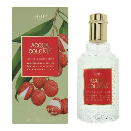 4711 Acqua Colonia Lychee White Mint Eau De Cologne 50ml Unisex Spray