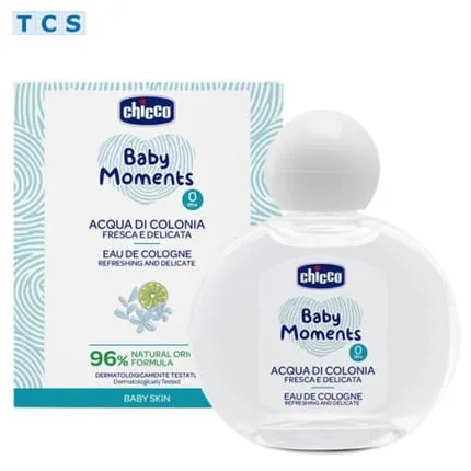 Chicco Baby Moments Acqua Di Colonia Fresca - Fresh Eau De Cologne, 100 Ml
