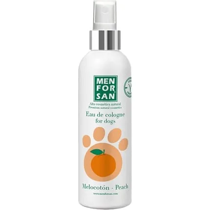 Menforsan 8414580003719 Eau De Cologne For Dogs - Peach, 125 Ml