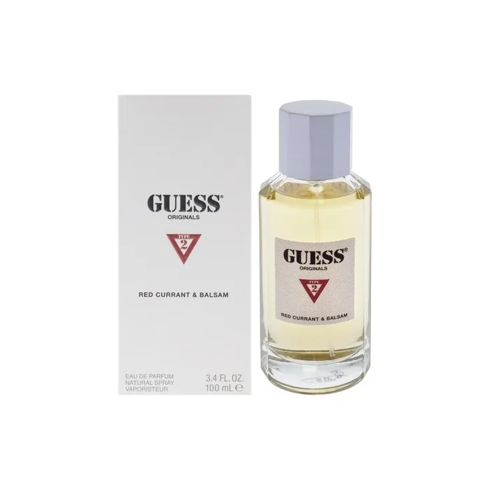 Guess Originals Type 2 Red Currant and Balsam by Guess for Unisex 3.4 Oz EDP