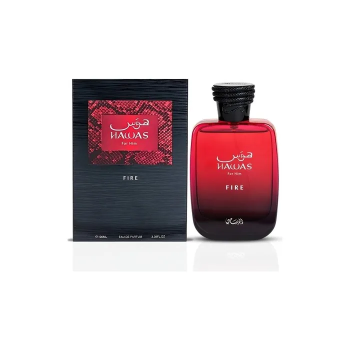 Rasasi Hawas Fire Eau De Parfum for Men 100ml 3.4oz - Bold Arabian Perfume