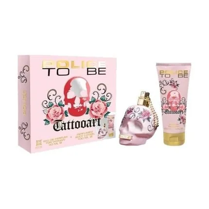 Police To Be Tattooart Eau de Parfum and Body Lotion Gift Set 40ml + 100ml