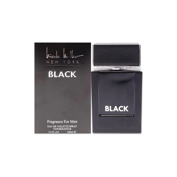 Nicole Miller Black for Men 3.4 oz EDT Spray 96.39g