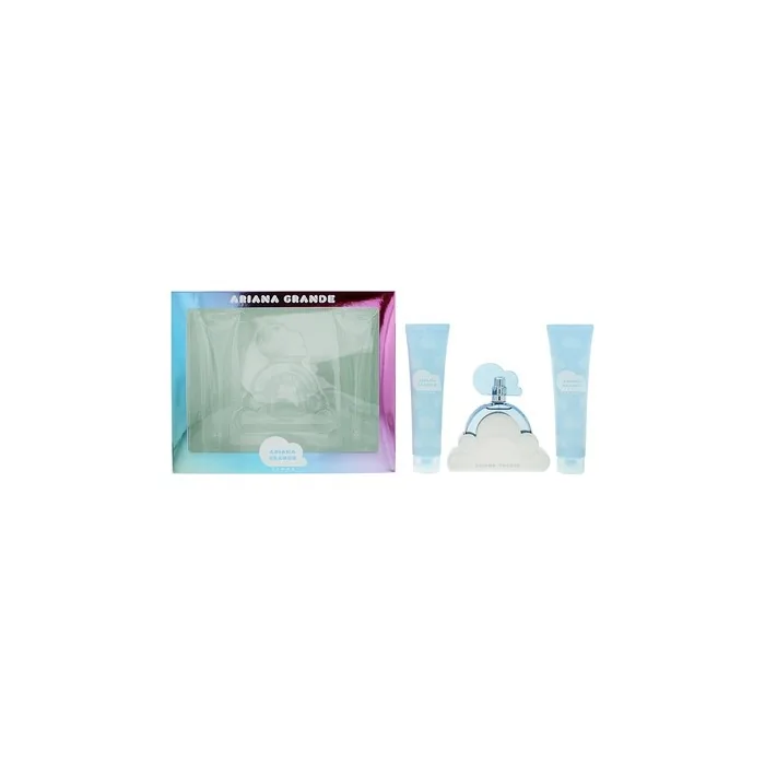 Ariana Grande Cloud 3 Piece Gift Set Eau de Parfum 100ml and Body Souffle 100ml