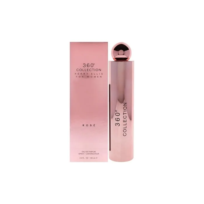 Perry Ellis 360 Collection Rose Eau de Parfum Spray 3.4 Oz