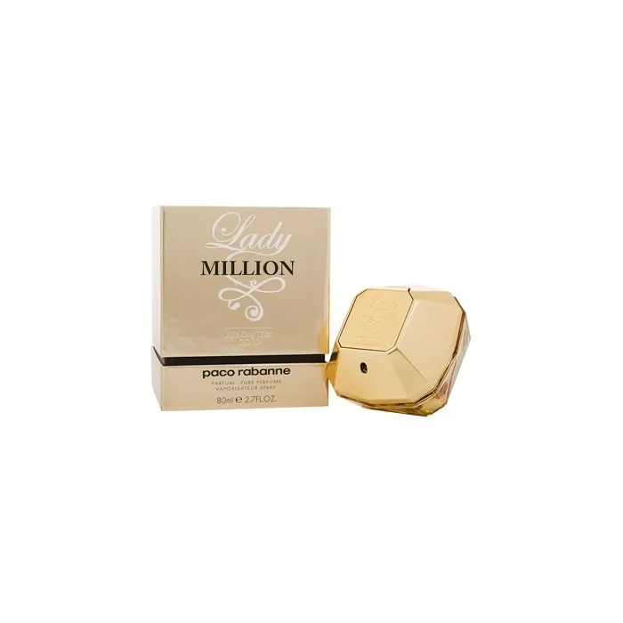 Paco Rabanne Lady Million Absolutely Gold Pure Perfume 80ml For Women