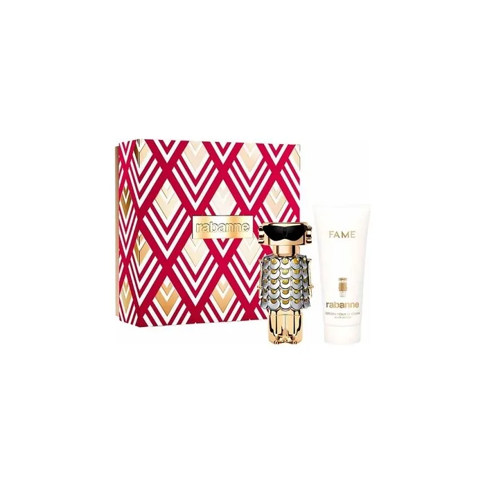 Paco Rabanne Fame Eau de Parfum Spray 80ml and Body Lotion 100ml Set