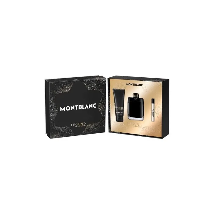 Montblanc Legend Homme Eau De Parfum 100ml With 2x75ml Shower Gel