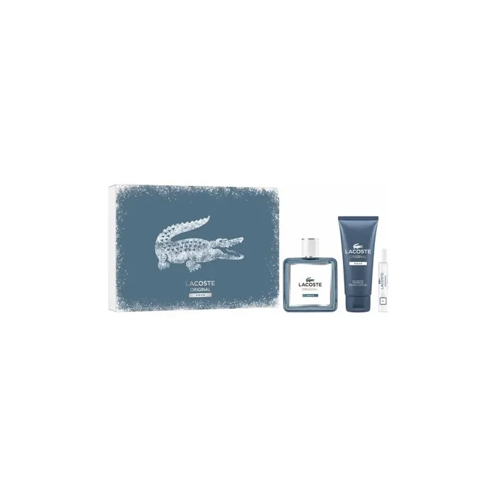 Lacoste Original Aqua Eau De Parfum Spray 100ml Set of 3 Pieces