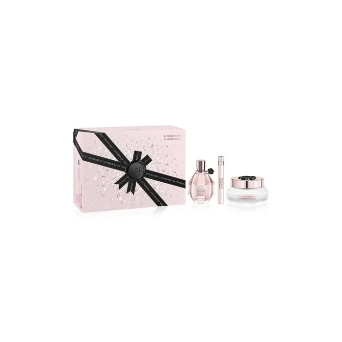 Viktor & Rolf Flowerbomb Eau De Parfum 100 Ml Body Cream 200 Ml Eau De Parfum 10 Ml