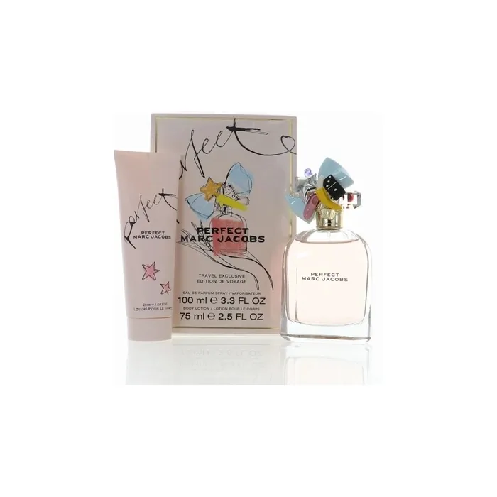 Marc Jacobs Perfect By Marc Jacobs 2 Piece Gift Set - 3.3 Oz Eau De Parfum