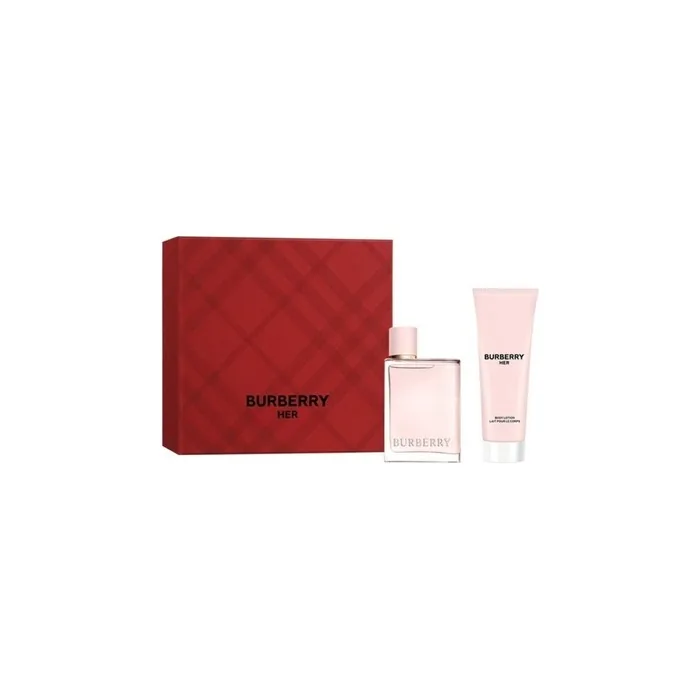 Burberry Her Eau De Parfum 50ml And Body Lotion 75ml Set