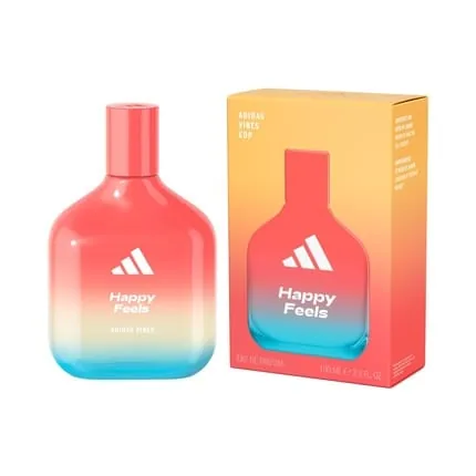 Adidas Vibes Happy Feels Eau De Parfum Unisex Fragrance With Floral Fresh Notes And Natural Essential Oils 100ml