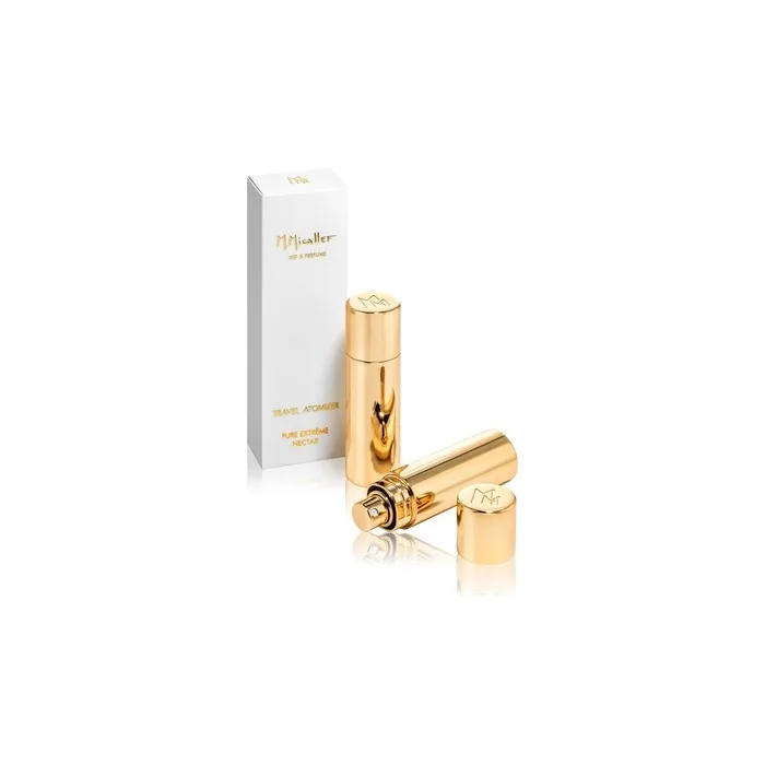 M Micallef Travel Atomizer Gold Pure Extreme Nectar Eau De Parfum 10 Ml