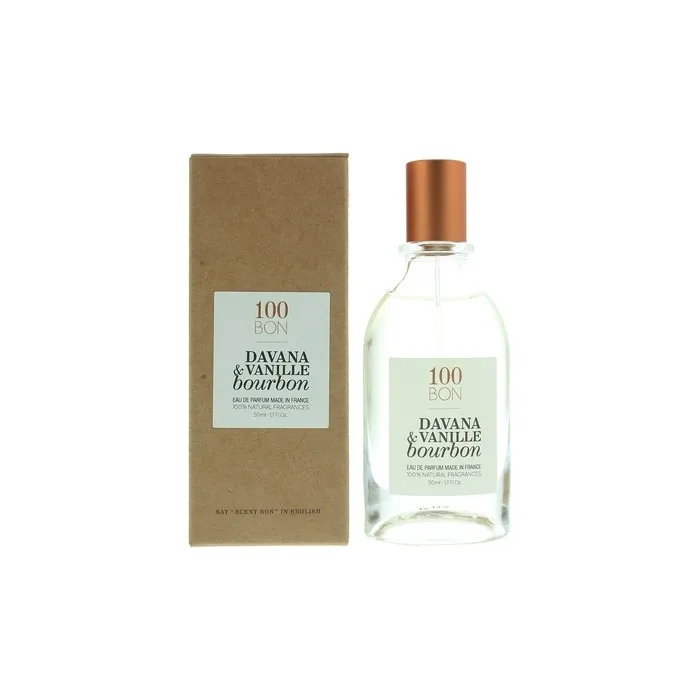 100 Bon Davana Vanilla Bourbon Natural Ingredients Eau De Parfum 50ml Unisex Spray